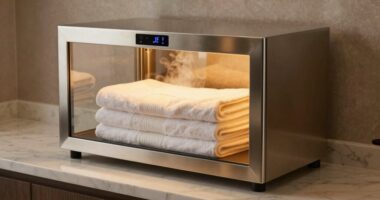 top spa towel warmer cabinets