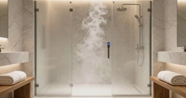 top steam shower kits