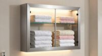top towel warmer cabinets