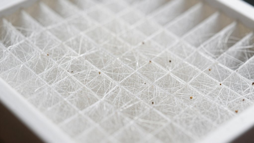 traps tiny airborne particles