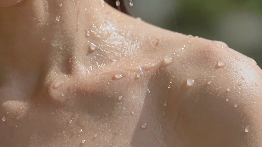 use cool rinse and gentle cleansing