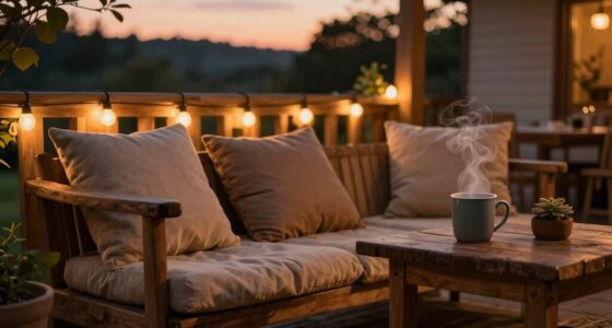 use gentle warm lighting