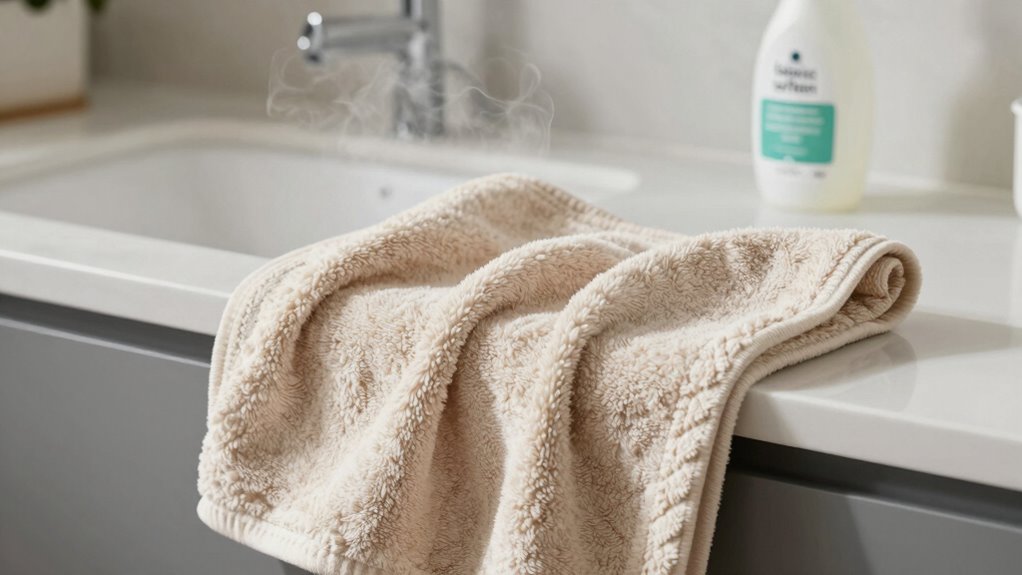 use proper detergent and wash warm