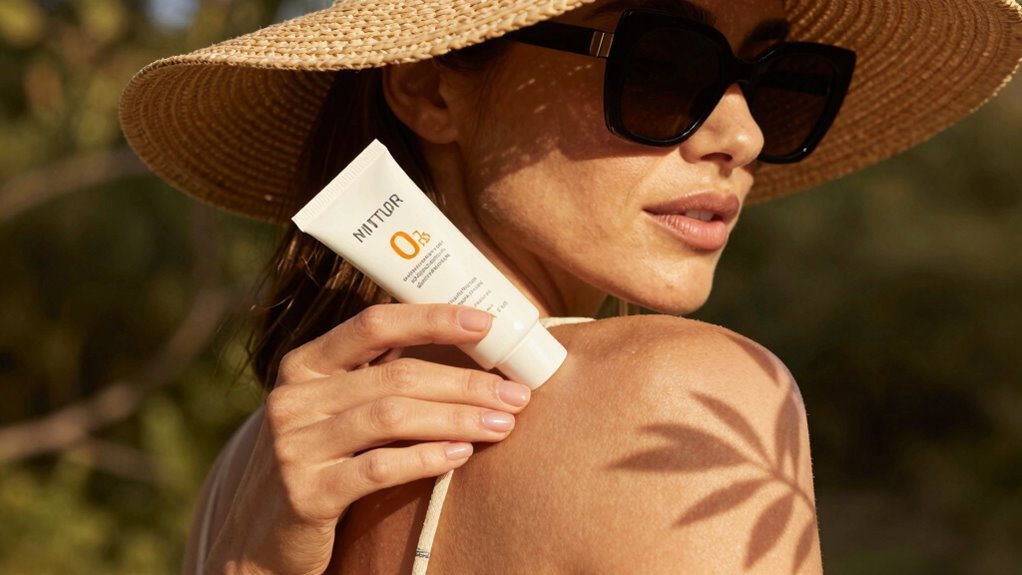 use sunscreen and protective clothing