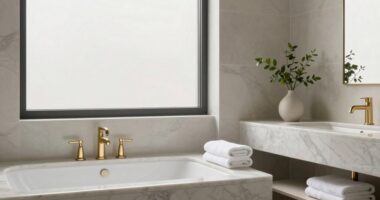 affordable elegance in bathroom