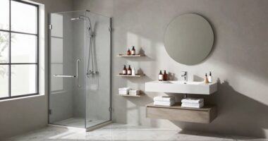 bathroom layout enhances rituals