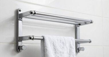 bathroom towel rack safety