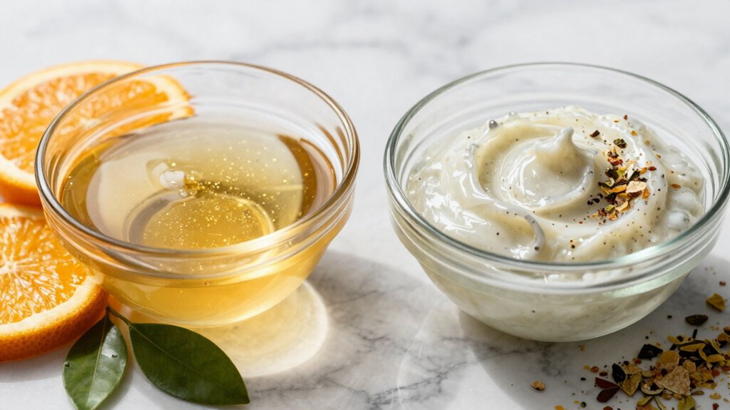 brightening vs exfoliating ingredients