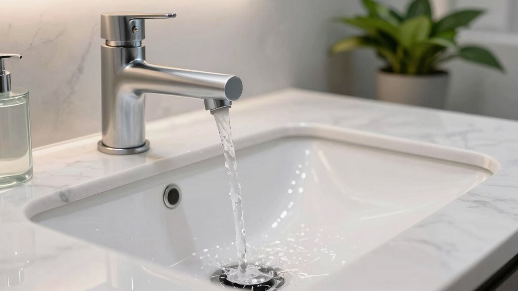 clean healthy moisture controlled bathroom