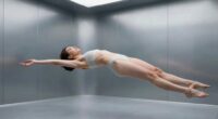 comfortable weightless floating