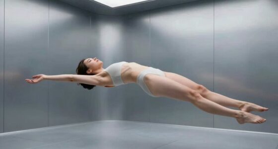 comfortable weightless floating