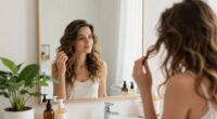 consistent morning hair routine