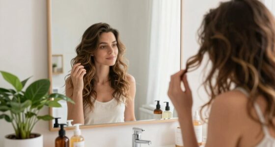 consistent morning hair routine