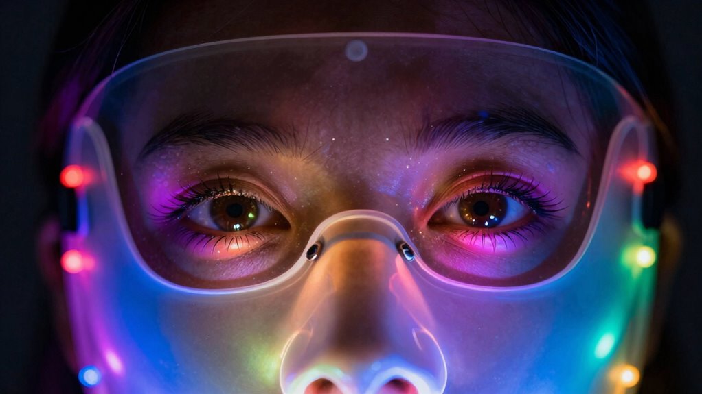 eye safety during led therapy