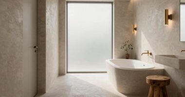 flow oriented bathroom design