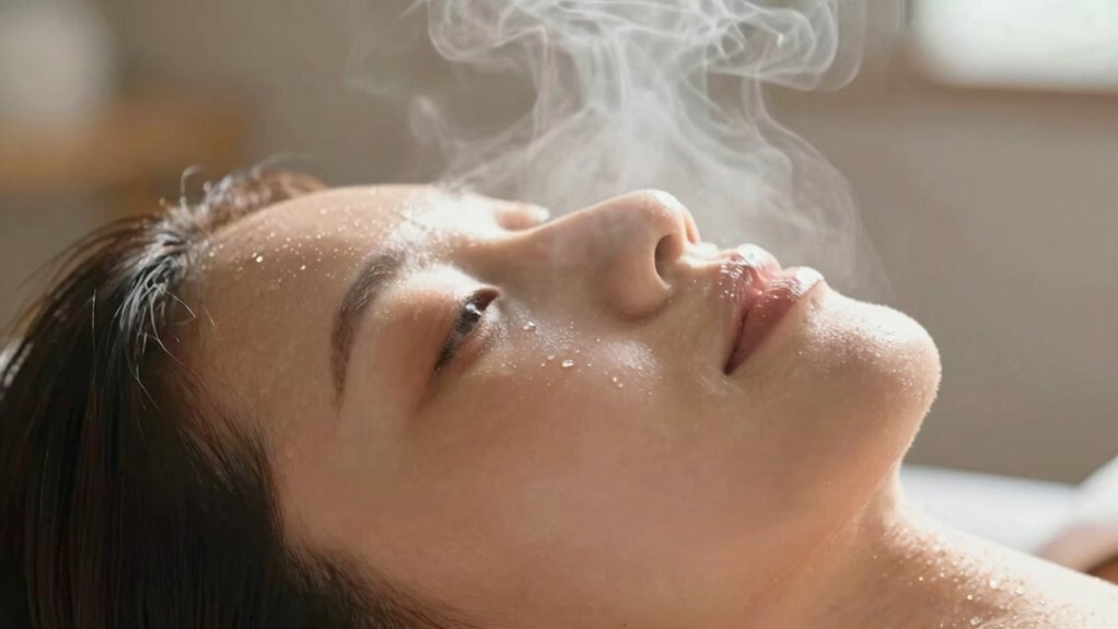 optimal facial steaming timing