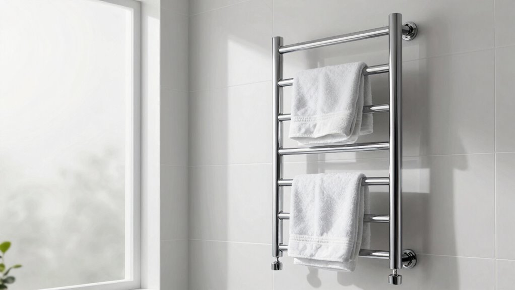 optimal towel rack placement