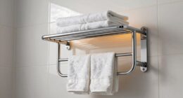 optimized towel rack placement