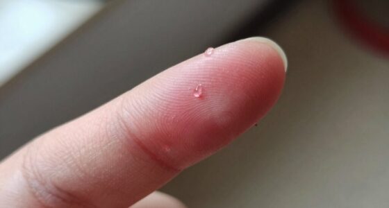 persistent mild stinging warning