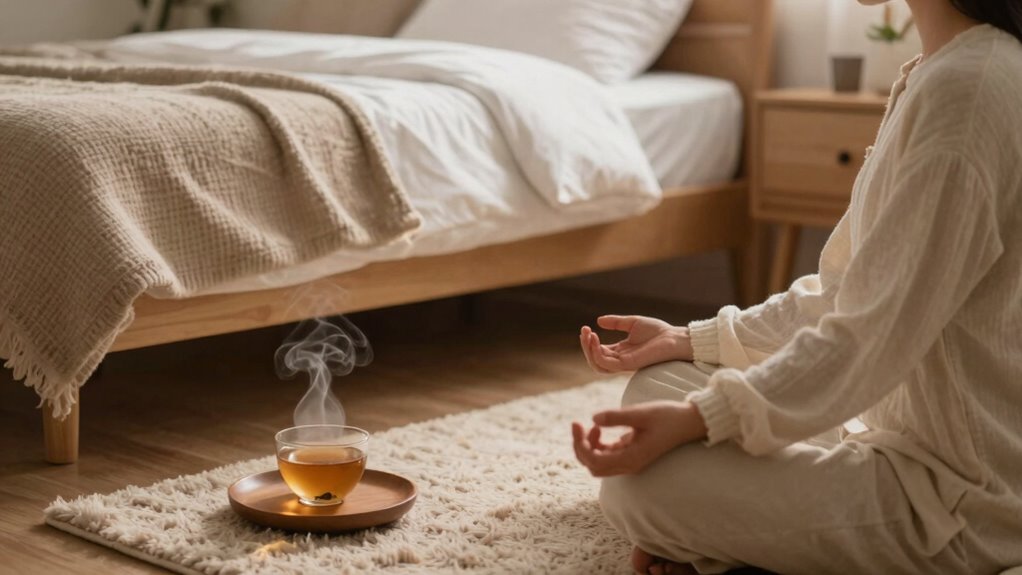 pre bed routine improves sleep
