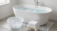 preparing a mess free ice bath
