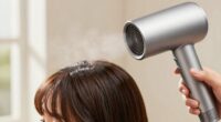 prepping hair for optimal drying