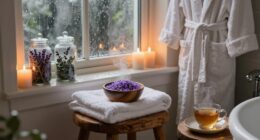 rainy evening relaxation routine