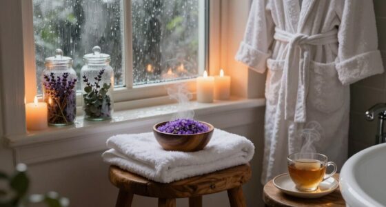 rainy evening relaxation routine