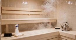 steam sauna cleaning routine