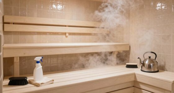 steam sauna cleaning routine