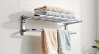 warm space saving bathroom upgrade