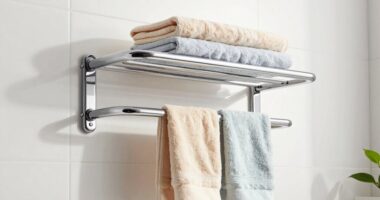 warm space saving bathroom upgrade