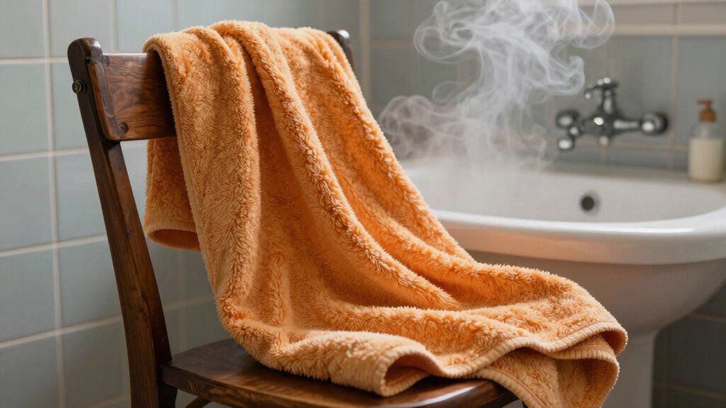 warm towel daily self care