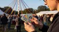 Tarot Readings, Maypole At Used Bookstore Festival